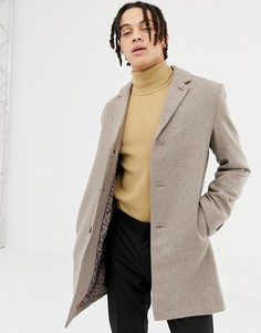 Классическое пальто с добавлением шерсти Harry Brown premium - Коричневый