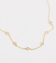 Ожерелье-чокер с позолотой 18 кт Astrid & Miyu - Золотой