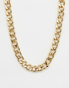 Позолоченное ожерелье-цепочка Reclaimed Vintage Inspired - Золотой
