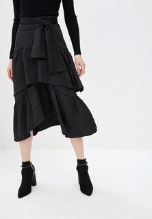 Юбка LOST INK ASYM SKIRT WITH GATHERED PANEL WAIST