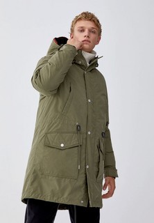 Jaket parka pull and bear hotsell