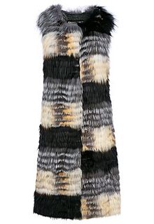 Комбинированный жилет из меха лисы и кролика Virtuale Fur Collection