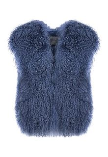 Жилет из меха тибетской овцы Virtuale Fur Collection