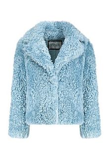 Жакет из овчины с отделкой натуральной кожей Virtuale Fur Collection