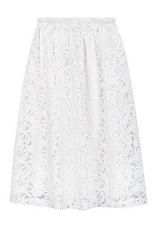 Белая кружевная юбка La Reine Blanche