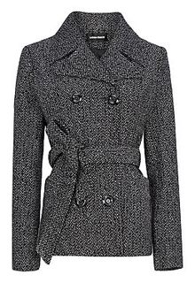 Короткое пальто с поясом La Reine Blanche