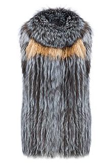 Жилет из меха чернобурки Virtuale Fur Collection