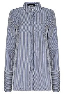 Рубашка в тонкую полоску La Reine Blanche
