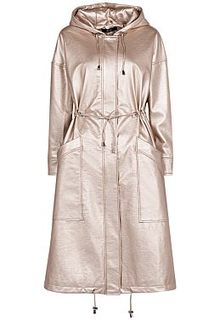 Плащ из металлизированной экокожи Neohit