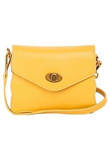 Желтая сумка-клатч La Reine Blanche