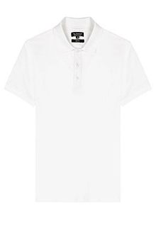 Белая футболка-поло Al Franco