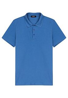 Синяя футболка-поло Al Franco