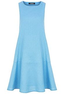 Голубое платье-сарафан La Reine Blanche