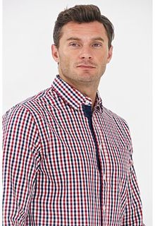 Рубашка в клетку Al Franco