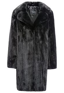 Пальто из аукционной норки KOPENHAGEN FUR с поясом Fellicci