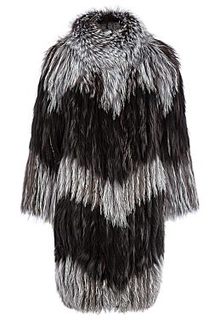 Шуба из меха лисы на трикотажной основе Virtuale Fur Collection