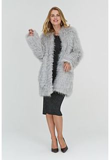 Шуба из меха енота Virtuale Fur Collection