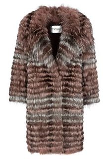 Облегченная шуба из меха чернобурки Virtuale Fur Collection