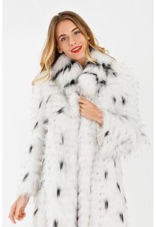 Облегченная шуба из меха енота Virtuale Fur Collection