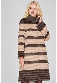 Облегченная шуба из меха норки и кролика Virtuale Fur Collection