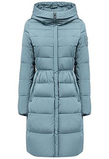 Пальто на искусственном пуху с поясом Neohit