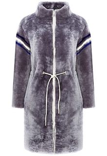 Утепленная шуба из овчины Virtuale Fur Collection