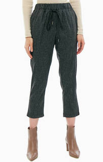 Укороченные брюки в полоску с содержанием шерсти Silvian Heach