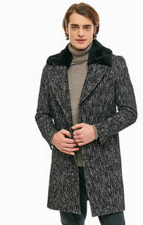Пальто с натуральным мехом на воротнике Antony Morato