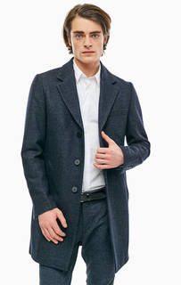 Полушерстяное пальто на пуговицах Antony Morato