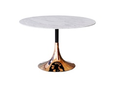 Стол круглый t table (glow) бронзовый 74.0 см.