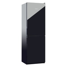 Холодильник NORD NRB 119 242, двухкамерный, черное стекло [00000242503]