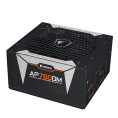 Блок питания GIGABYTE AORUS GP-AP750GM-EU, 750Вт, 135мм, черный, retail