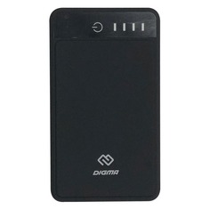 Внешний аккумулятор DIGMA DG-10000-3U-BK, 10000мAч, черный