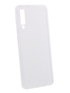 Аксессуар Чехол для Samsung Galaxy A7 2018 DF Silicone Super Slim sCase-69 Transparent