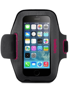 Аксессуар Чехол для APPLE iPhone 6 Belkin Slim-Fit ArmbandF8W500BTC01 Dark Gray-Pink