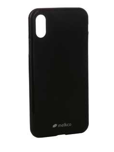 Аксессуар Чехол Melkco TPU Matt Black для APPLE iPhone X 15385