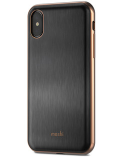 Аксессуар Чехол для APPLE iPhone X / XS Moshi iGlaze Armour Black 99MO101001