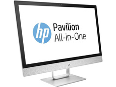 Моноблок HP Pavilion 24-r118ur 4GM50EA Blizzard White (Intel Core i5-8400T 1.7 GHz/8192Mb/1000Gb + 128Gb SSD/No ODD/AMD Radeon 530 2048Mb/Wi-Fi/23.8/1920x1080/Windows 10 64-bit)