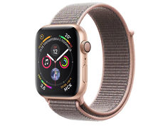 Умные часы APPLE Watch Series 4 40mm Gold Aluminium Case with Pink Sand Sport Loop MU692RU/A