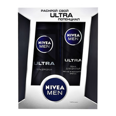 Набор подарочный мужской NIVEA MEN ULTRA пена для бритья 200 мл, гель для душа 250 мл