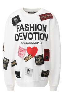 Хлопковый свитшот Dolce & Gabbana