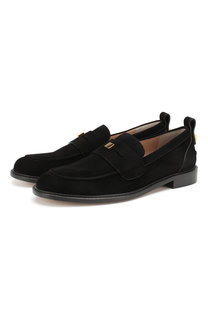 Замшевые пенни-лоферы Crome Stuart Weitzman