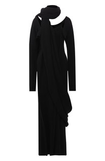 Платье из смеси шерсти и кашемира Yohji Yamamoto