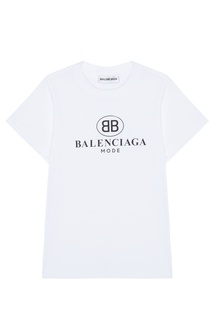 Хлопковая футболка BB Mode Balenciaga