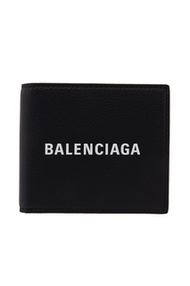 Черное портмоне Everyday Square Wallet Balenciaga Man