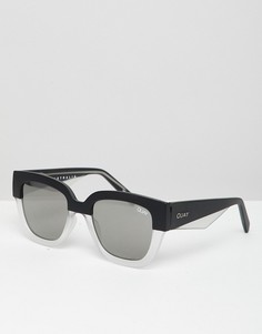 Солнцезащитные очки в квадратной оправе Quay Australia - Черный