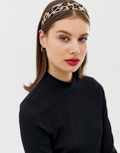 Ободок со звериным принтом ASOS DESIGN - Мульти