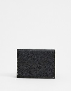 Черная кожаная визитница Barneys Original - Коричневый Barneys Originals