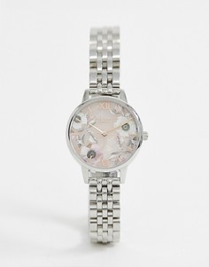 Часы с полудрагоценным камнем Olivia Burton OB16SP07 - Серебряный
