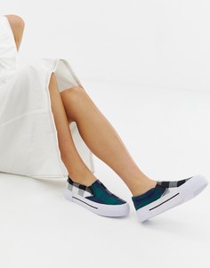 Кеды-слипоны на толстой подошве ASOS DESIGN Debate - Мульти